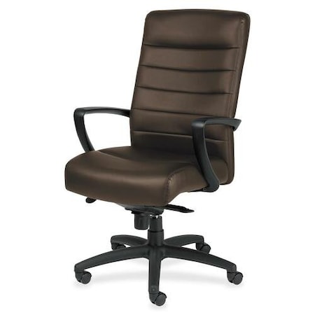 Eurotech - The Raynor Group Chair, Manchester, High-Back, 25-4/5inWx29inDx45inH, Brown EUTLE150BRN